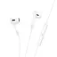 Навушники провідні вакуумні Hoco M109 з мікрофоном 3.5 мм білі - мініатюра 5