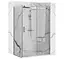 Душевая кабина Rea Nixon 100x140 P chrome REA-K5014 + REA-K5007, Правая, прозрачная, хром - миниатюра 1