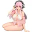 Коллекционная фигурка FuRyu Noodle Виртуальная певица Супер Сонико  Super Sonico 11 см F N SS 11 - миниатюра 1