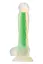 Фаллоимитатор Radiant Glow In The Dark Soft 17.5 см зеленый - миниатюра 5