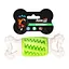 Игрушка для собак AnimAll Fun AGrizZzly Кость-зубочистка зеленая - миниатюра 2
