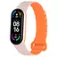 Ремешок Dual-color Magnetic для Xiaomi Mi Band 9/8/10 Light Pink/Orange - миниатюра 1