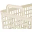 Кошик для зберігання Ardesto пластик PP 33x22.5x25.2 см 12.5 л бежевий (ARHC2512BG) - мініатюра 5