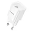Мережевий зарядний пристрій Hoco C146A Charm single port PD20W charger(EU) Білий - мініатюра 1