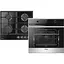 Комплект Hansa духовка электрическая + поверхность газовая на стекле черный - миниатюра 1