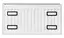 Радіатор сталевий Kroner з нижнім підключенням 22 тип 300х600 мм (CV034454) - мініатюра 2