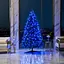 Новогодняя гирлянда комнатная роса 50 м 1500 LED Хвойная лапа белый провод Синий Garlando D1500L50MWBL - миниатюра 2