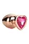 Анальна пробка Gleaming Love Gold Plug M 8.3 см (золотий) - мініатюра 4
