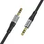 Аудiокабель Hoco UPA26 AUX Fresh audio cable 1 м чорний - мініатюра 2