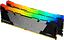 Оперативная память Kingston Fury 16GB (2x8GB) DDR4 3600MHz Renegade RGB Black (KF436C16RB2AK2/16) - миниатюра 1