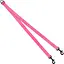 Поводок-спарка для собак рефлекторный Barksi Active (ширина 16 мм, длина 40 см) розовый - миниатюра 2