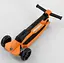 Самокат Best Scooter 65х16х31 см Оранжево-чорний 000231468 - мініатюра 5