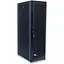 Шафа 19 42U 610х1055 мм ШГ посилена. перфоровані двері 66 чорна - мініатюра 1