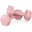 Гантелі для фітнесу композитні Gymtek 2х1кг рожевий - мініатюра 4