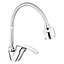 Смеситель для кухни Cron Mars 777 с гибким изливом CR0853 Хром - миниатюра 1