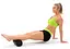 Массажный ролик EasyFit Solid Roller v.1.1s 33 см черный (EF-2050-Bk) - миниатюра 5