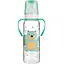 Тритановая бутылочка с ручками Canpol Babies Ферма Мишка 250 мл бирюзовый (11/845) - миниатюра 1