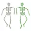 Скелет подвесной белый - миниатюра 3