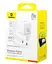 Зарядний пристрій Baseus Palm Fast Charger Type-C+USB 20W white (P10111608213-00) - мініатюра 5