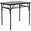 Стол Bo-Camp Northgate 90x60 см серый/черный (DAS303262) - миниатюра 1