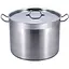 Кастрюля нержавеющая Zauberg цилиндрическая с крышкой 16.0 л (ZB-30) - миниатюра 1
