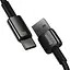 Кабель Baseus Tungsten Gold Fast Charging Data Cable USB to Type-C 100W 1m Black (CAWJ000001) - мініатюра 5