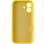 Чохол Epik Silicone Case Full Camera Protective AA для Apple iPhone 16, 6.1 Жовтий/Yellow - мініатюра 6