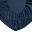 Простирадло на резинці МВМ My Home Елегія 180x200 см синє (BL-FS-24 DEEP BLUE) - мініатюра 2