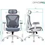 Крісло офісне Officepro Atlas OC630-W-DG-DG White/Dark Gray (OC630-W-DG-DG) - мініатюра 6