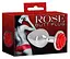 Анальна пробка Rose Butt Plug 9 см (сріблястий) - мініатюра 7