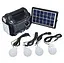 Зарядная станция NNS NS-S56LS + солнечная панель + 4 лампы + фонарь - миниатюра 1