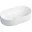 Умивальник Omnires Mesa 535x315 mat white MESA530BM, Білий матовий - мініатюра 1