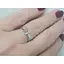 Золоте кільце Харківська ювелірна фабрика Бантик з фіанітами. 700181-бел 17 - мініатюра 2