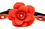 Кляп Master Series Blossom Silicone Rose Gag - Red - миниатюра 3