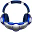 Навушники з мікрофоном Dyson Zone with air purification Ultra Blue/Prussian Blue (376087-01) - мініатюра 2