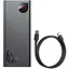 Power Bank Baseus Adaman 20000 мАч 65 Вт с металлическим корпусом и цифровым дисплеем, черный - миниатюра 8
