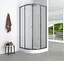 Душевая кабина без поддона Mixxus Plain SC01-90x90x185-TR прозрачное стекло 4 мм graphite MI6902, Универсальная, прозрачный, графит - миниатюра 3