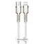 Дата кабель Baseus Cafule Series Metal Type-C to Lightning PD 20W (2m) (CATLJK-B) Білий - мініатюра 1