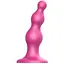 Насадка для страпону Strap-On-Me Dildo Plug Beads Framboise Metallic M - мініатюра 1