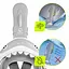 Маска для снорклінгу TSUNAMI Shark повнолицьова, дитяча Grey (P-5905973405447) - мініатюра 6