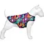 Курточка-накидка для собак Collar Waudog Clothes, рисунок "Зубастые монстры", S, А 32 см, B 41-51 см, С 25-35 см - миниатюра 1