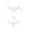 Трусики-бразилиана из хлопка Passion PS005 Panties white L - миниатюра 3