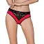 Трусики с широкой резинкой и кружевом Passion Panties ed/black L - миниатюра 3