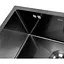 Мийка для кухні Nett NB-5742U чорна під стільницю з PVD покриттям багатофункціональна - мініатюра 2