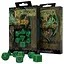 Набір кубиків Celtic 3D Revised Green & black Dice Set , 7 шт. (SCER15) - мініатюра 1