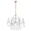 Люстра свеча Brille подвесная хрустальная для холла E14 40W WH (BCL-682S/6) - миниатюра 1
