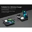 Зарядка Qi 4in1 wireless charger RGB X499 Phone/Watch/Earphones 15W Max біла - мініатюра 6