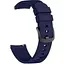 Ремінець силіконовий Tamister для годинника 20 мм Type B темно синій - мініатюра 1