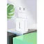 Сетевое зарядное устройство Usams T24 double USB 2.1A White [64231] - миниатюра 4