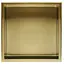 Вбудована полиця Rea 30x30 brushed gold з обідком REA-05606, Золотий - мініатюра 3